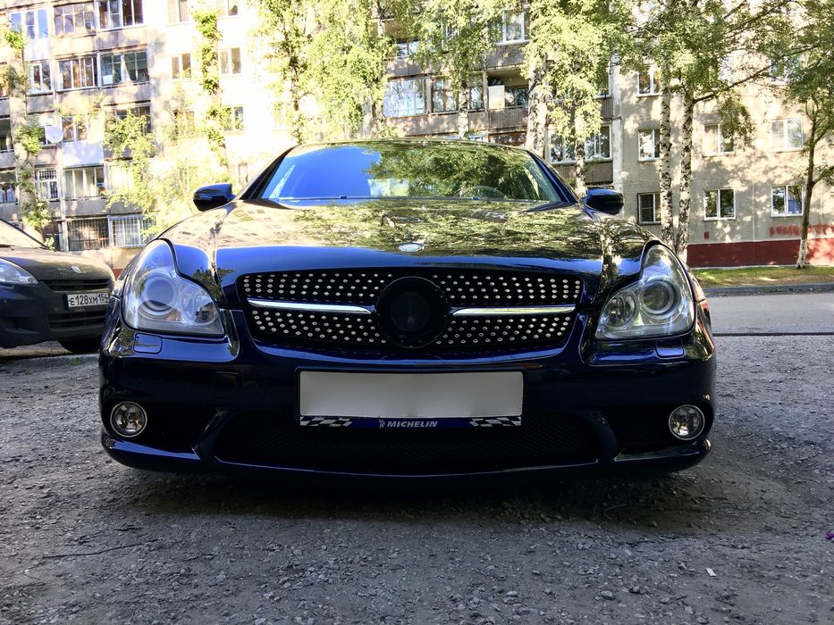 решетка радиатора Мерседес CLS W219 рестайлинг