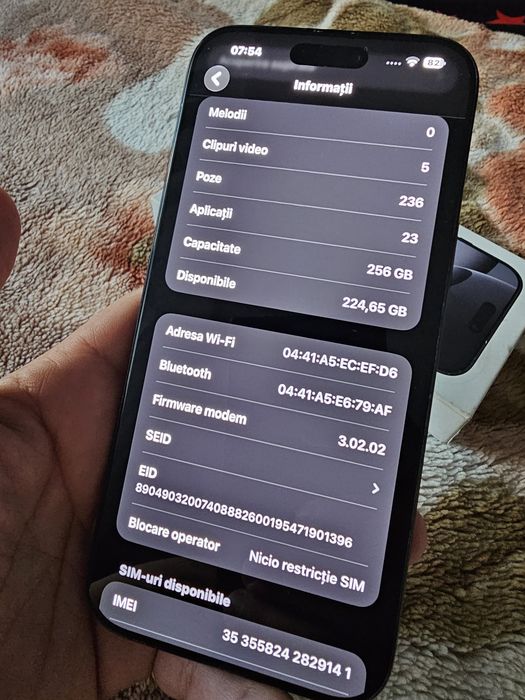 Vand/schimb iPhone 16 Pro Max...liber de rețea