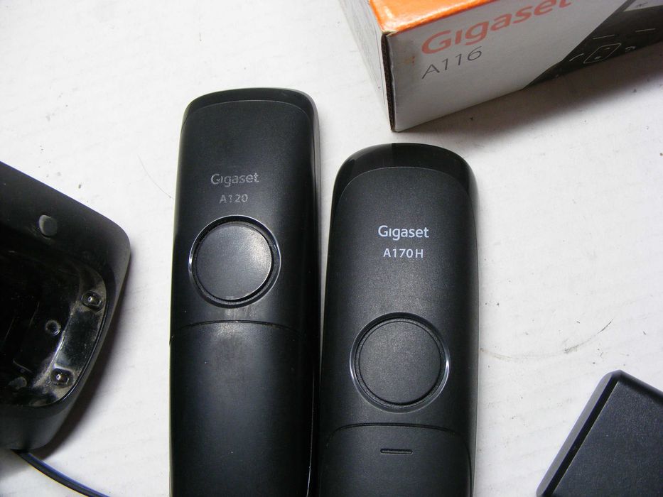 три стационарни  тел апарати Dect телефон GIGASET A170  и GIGASET А116