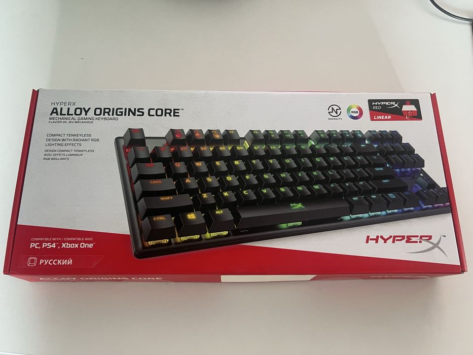 Клавиатура HyperX Alloy Origins Core Red TKL