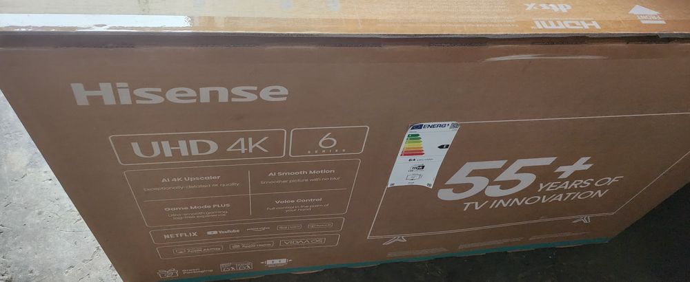 Vand Televizor Lcd cu ecran defecta trebuie schimbata 55" Nume Hisens