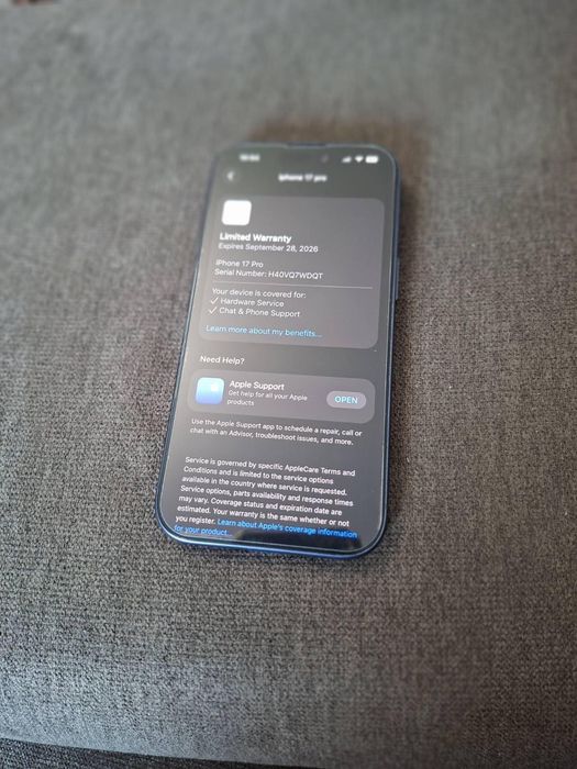 IPhone 17 Pro 256GB Deep Blue