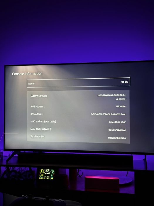 PlayStation 5 Диск Версия 825GB + 2 Контролера + Охлаждаща Стойка