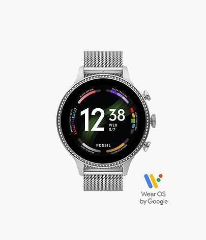 ПРОМО!! НОВ! Смартчасовник Fossil Gen 6 Stainless Steel 2г. Гаранция!