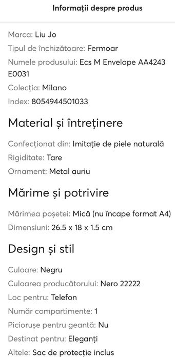 Geanta plic damă Liu•Jo