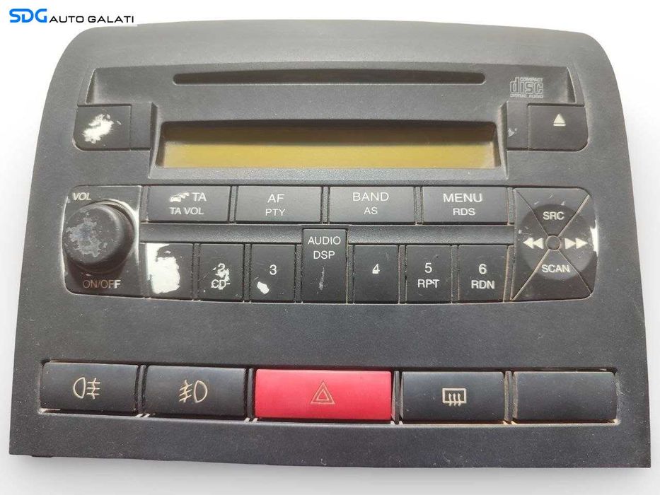 Radio CD Player Casetofon Sistem Audio Original Fiat Albea 2002 - 2012 Cod VP50FF18C838EA [A0875]