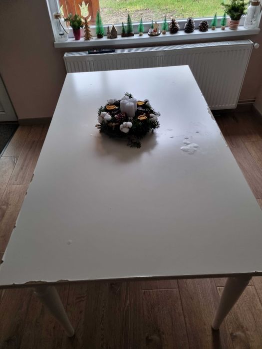 Masă extensibila, alb,155/215×87 cm INGATORP Ikea