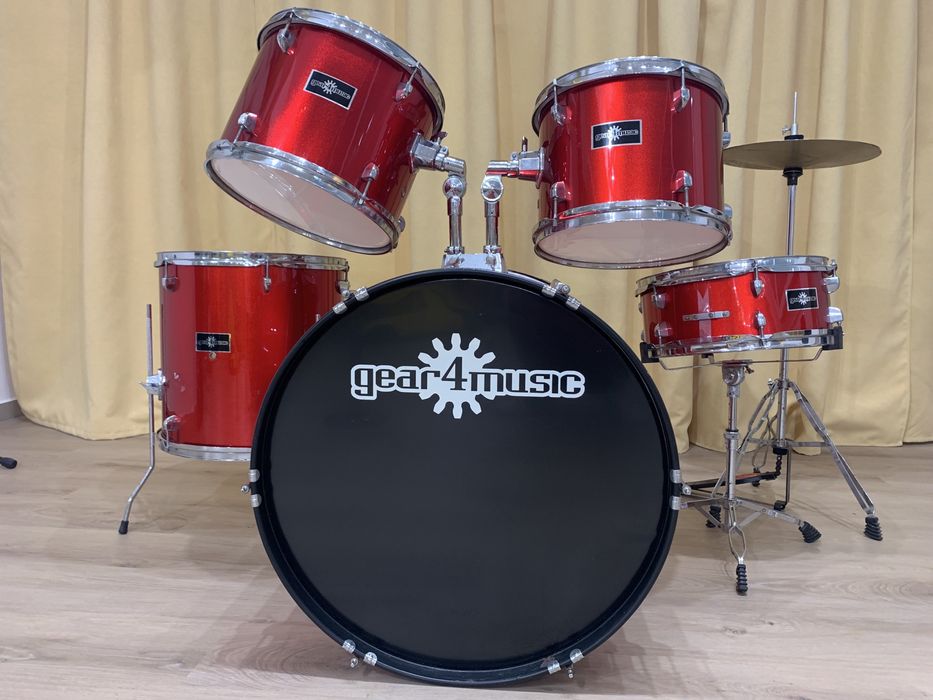 Барабани Gear4music червени