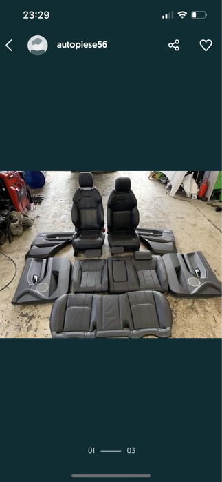 Interior piele electric range rover evoque piese dezmembrari