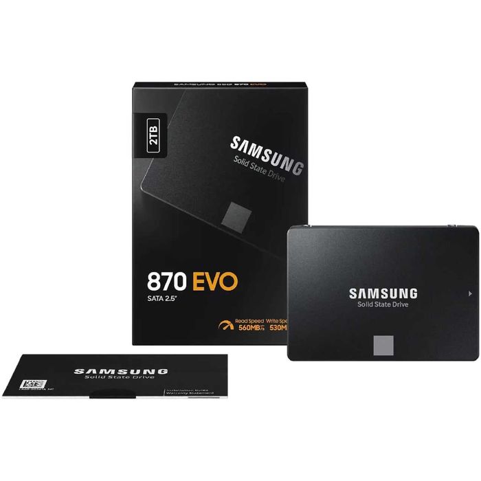 Samsung 870 EVO 2tb 2.5-Inch SATA Internal SSD! Новый запечатанный!