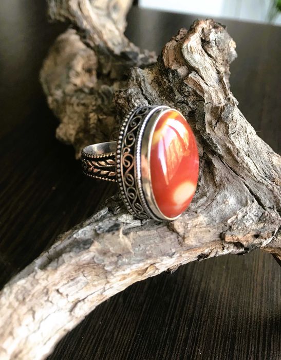 Inel Argint 925 cu Piatra Semipretioasa Jasp