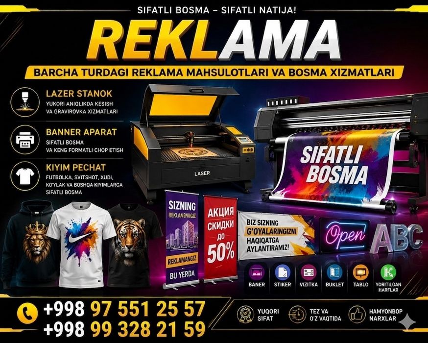 Biz sizga biznesingizni rivojlantirishingizga yordam beramiz
