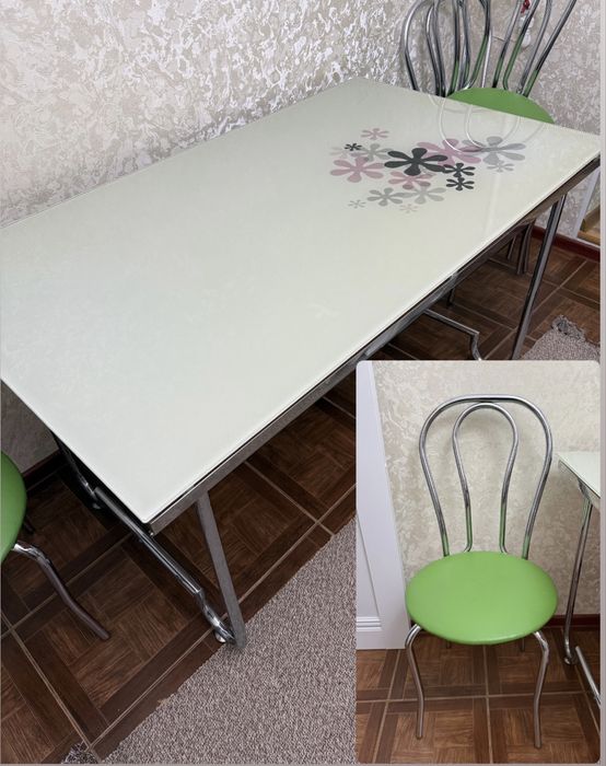 Продам стол, размером 130*75, и 5 стульев