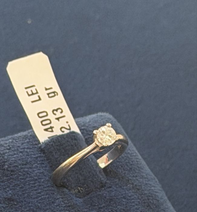 Inel aur 14k cu diamant