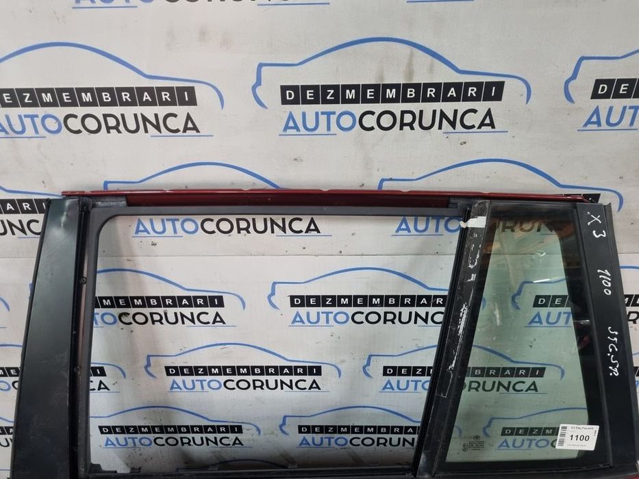 Usa Stanga Spate BMW X3 E83 Facelift 2006 - 2010 SUV 4 Usi ROSU (1100) MACARA DEFECTA