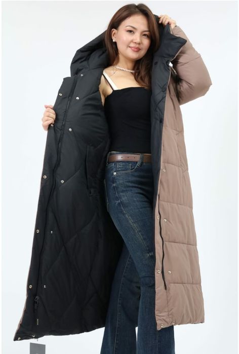 Двухсторонняя зимняя куртка