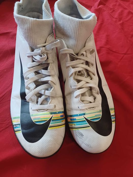 Nike Mercurial  CR7 .Стоножки за футбол с чорап.