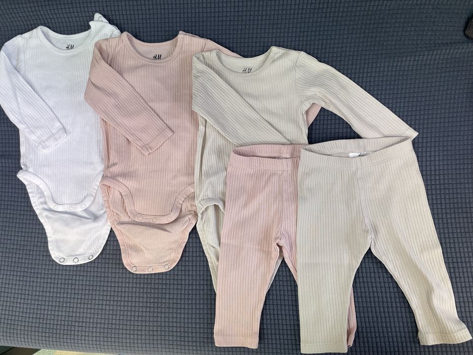 Дрехи за момиче, размер 3-6 месеца, 68 см ръст, George, H&M