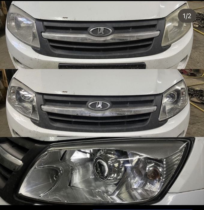 Ремонт оптики Установка би-лед