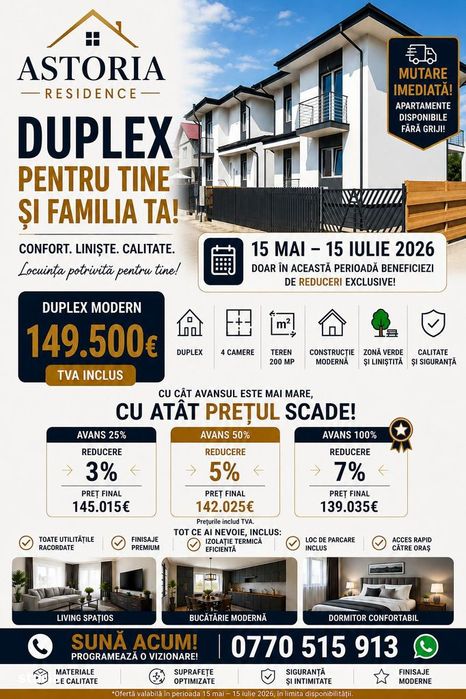 INTABULATA Vila 4 camere D Lunca Cetatuii Cartier Astoria