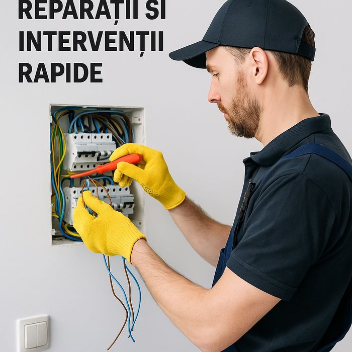 1. Electrician apartamente – reparații rapide și sigure