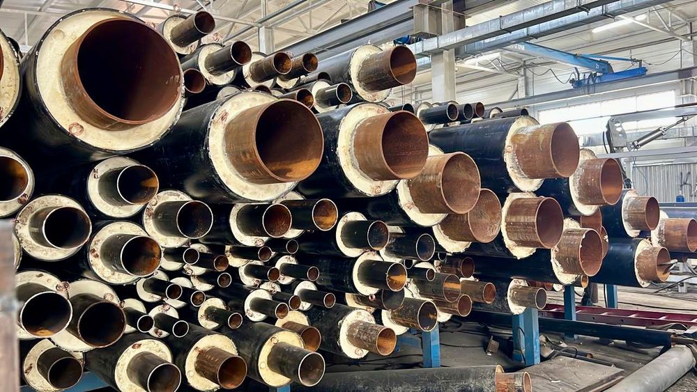 Труба в ППУ ПЭ изоляции 1020