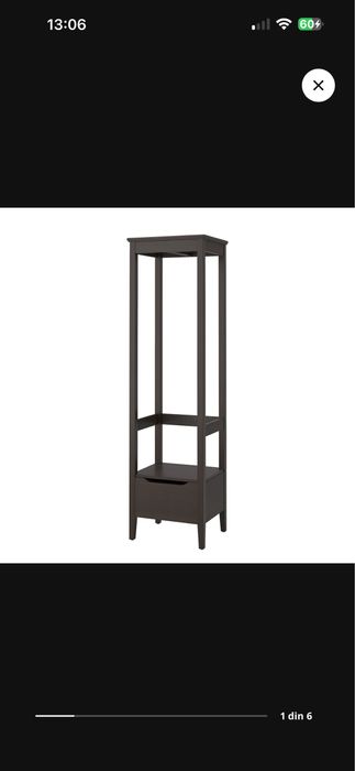 Vand ansamblu dulap+ cuier-292 cm lungime