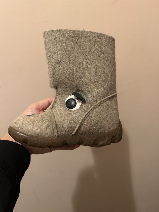 Детские валенки серые
