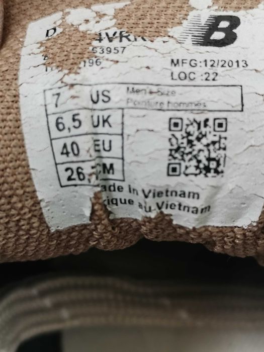 Маратонки Ню баланс номер 40