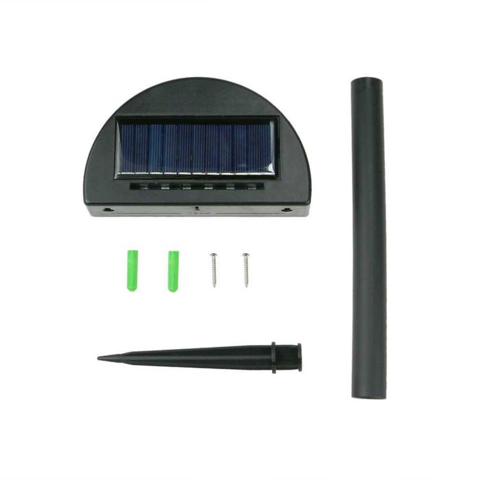 Bază LED solară RGB pentru acril – exterior, IP67, iluminare automată