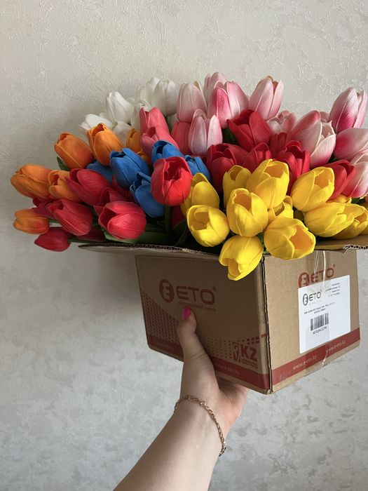 Искусственные тюльпаны