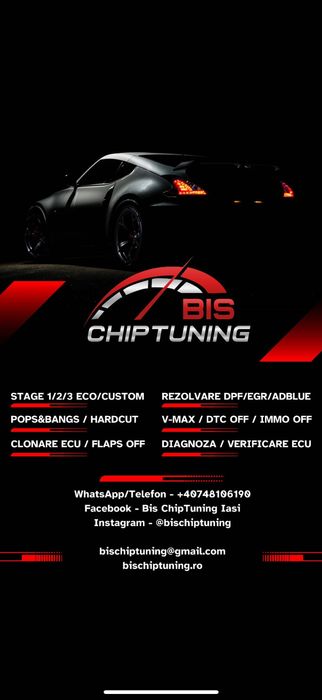 ChipTuning Stage 1 & 2 rezolvare DPF, EGR, AdBlue , Pops&Bangs