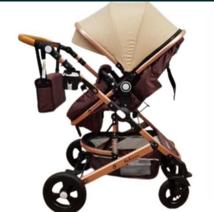 Căruț bebe cu landou și scoică auto