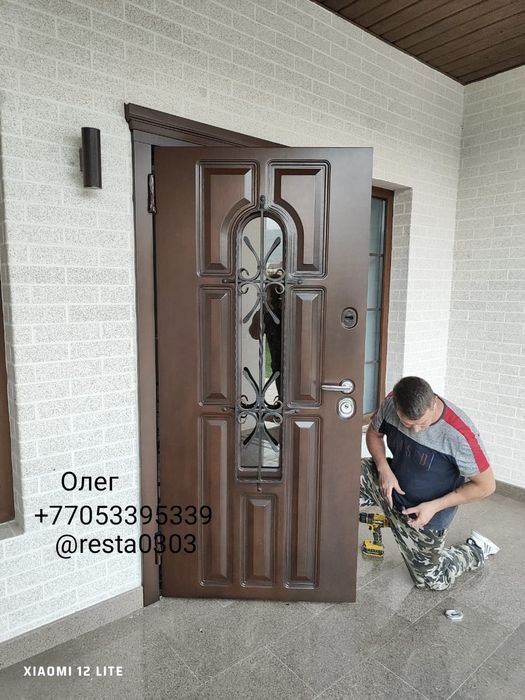 Реставрация дверей покраска