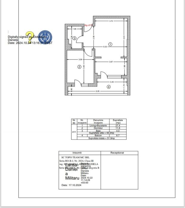 Direct Proprietar Apartament 2 camere metrou Dimitrie Leonida  sau berceni