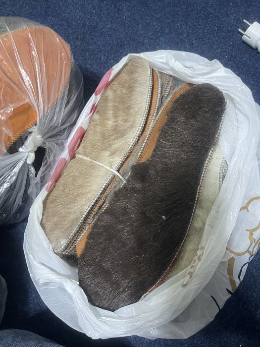 Продвм стелки коженные и с мехом