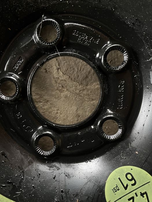 Резервна гума тип „патерица“ 17” – 5x112