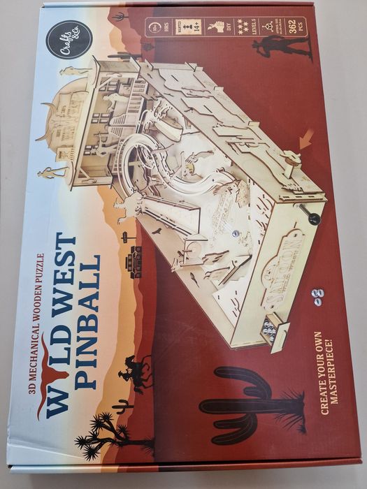 Puzzle din lemn Mecanice 3D --- WILD WEST PINBALL --- . prod