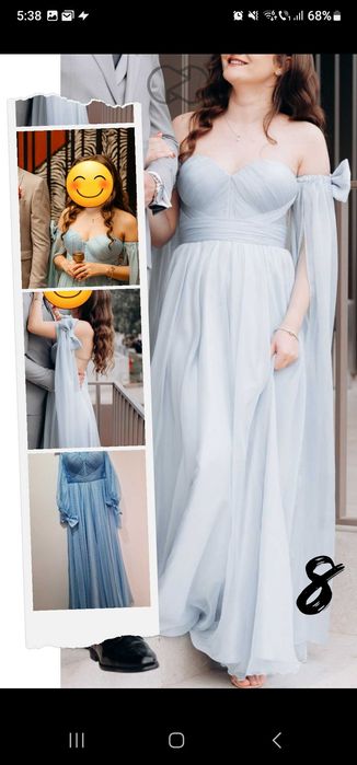 Rochie baby blue Posh Love 36