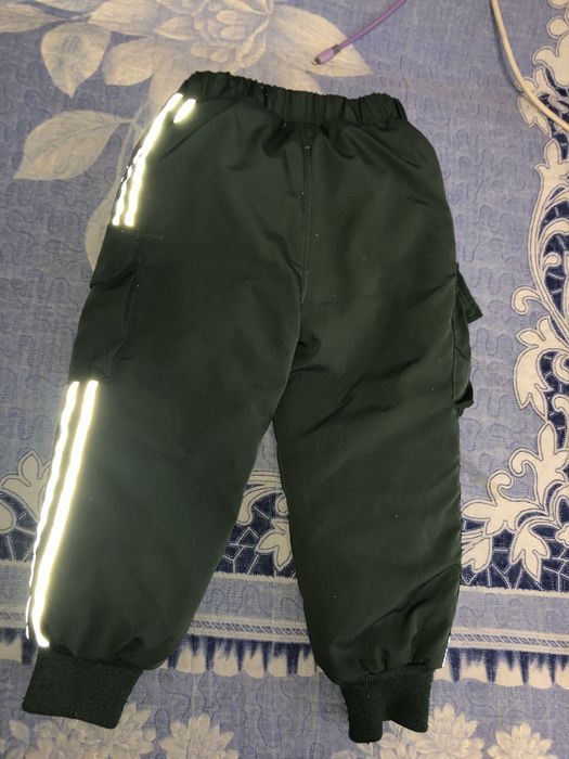Комплект пуховик со штанами размер 100
