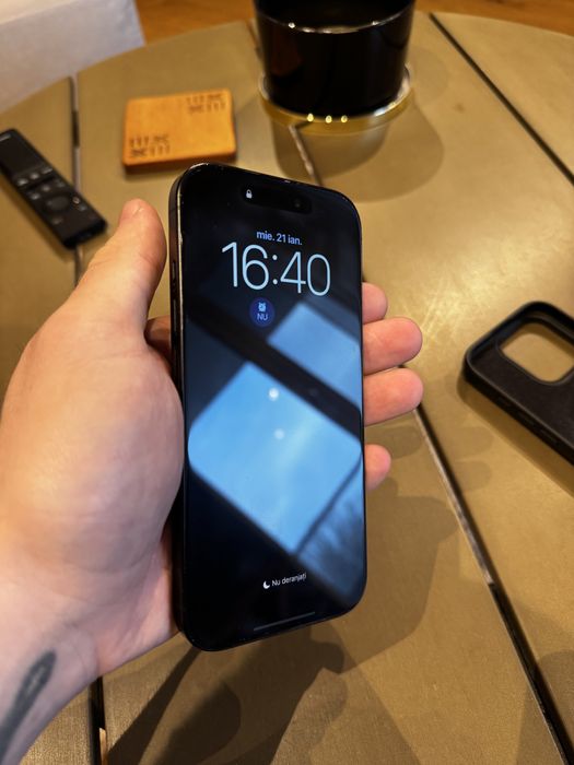 iPhone 16 Pro Black Titanium Factura Garantie 2027 100% Baterie