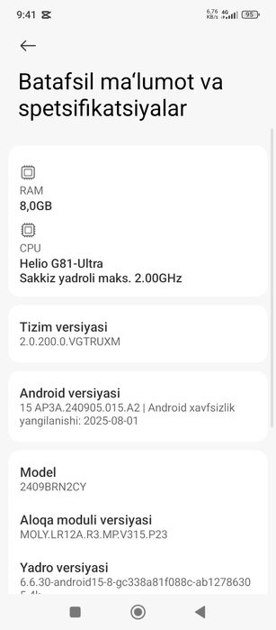 Redmi 14c 256/8+8