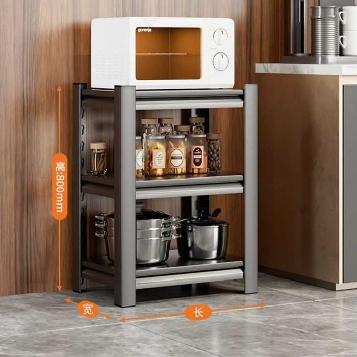 Oshxona va ombor uchun stellaj / etajerka/ po‘lat oshxona polkasi