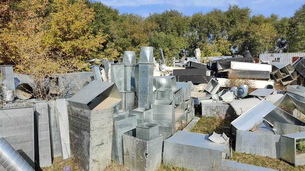 Распродажа воздуховоды на вес разные