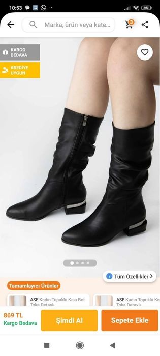 Qishki ayollar etigi