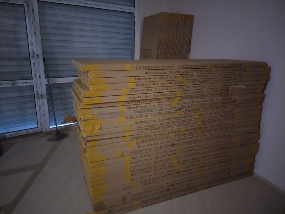 РАЗПРОДАЖБА: НАМАЛЕНИ ОТ  120€: Нови интериорни врати с каси 70х200