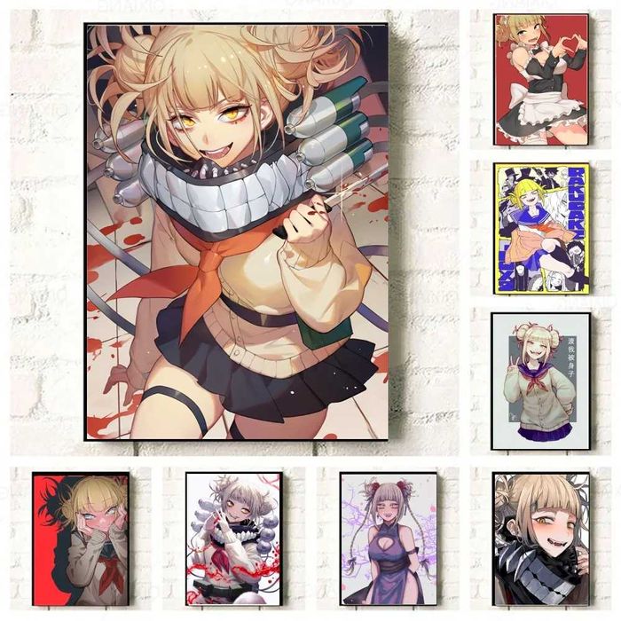 Гобелены плакаты аниме, геншин, наруто