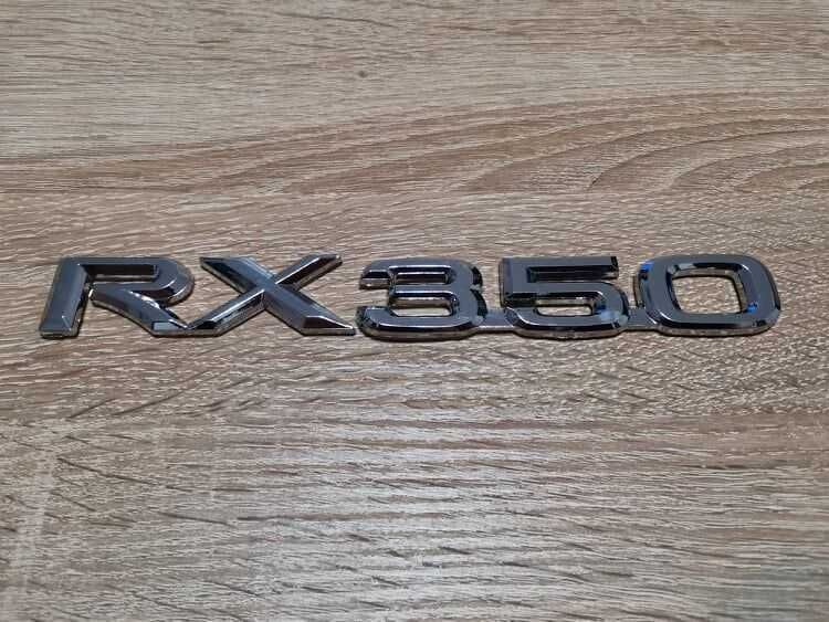 сребрист надпис Lexus RX 350