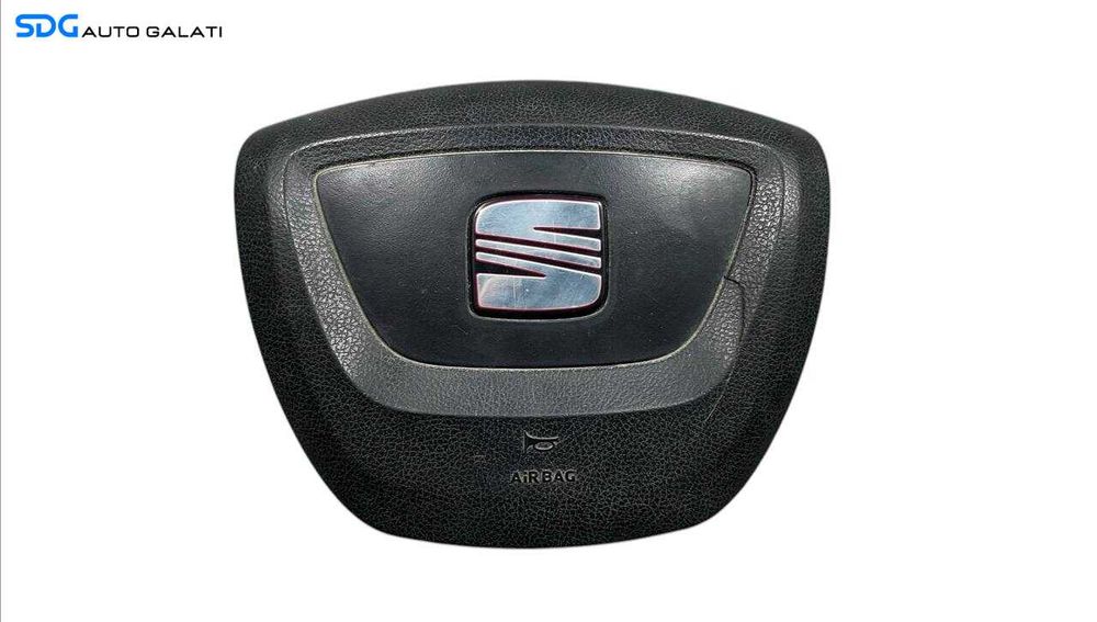Airbag de pe Volan Modelul cu Comenzi Seat Leon 1P 2009 - 2012 (Crapat In Fata) Cod 5P0880201AD [L5921]
