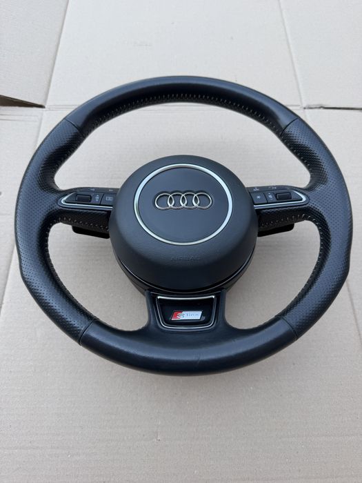 Volan + airbag Audi A6 C7, A7 4G S Line : 4G0880201P / 8X0419091M